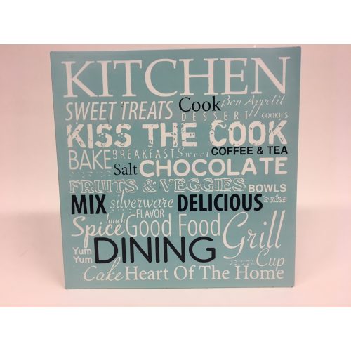 Tekstbord kitchen cook dining mix-voor in de keuken