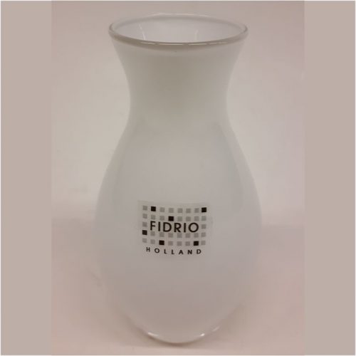 Drop vaas mini wit van Fidrio glass