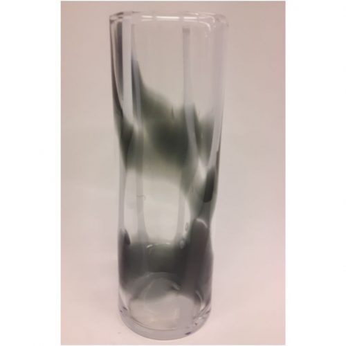 Fidrio glass cilinder vaas lines & bubbles