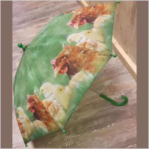 Kinder paraplu kuikentjes en kippen van Esschert design