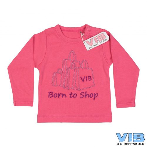 T-shirt baby Born to shop roze