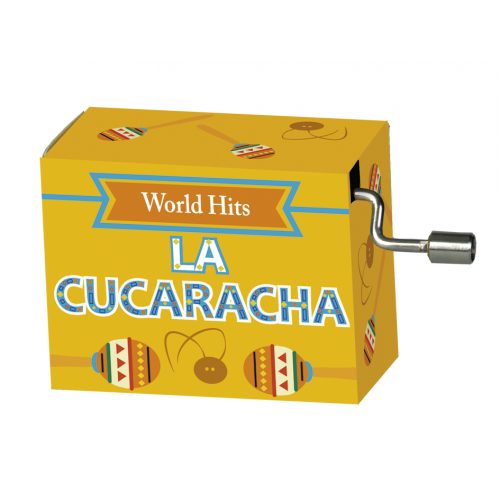 Muziekdoosje wereldhits met melodie van La cucaracha