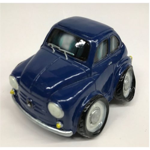 Spaarpot Fiat 600 gepimpt in blauw
