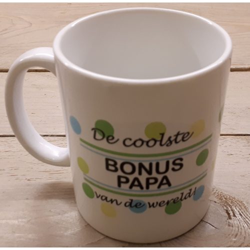 Mok De coolste bonus papa van de wereld