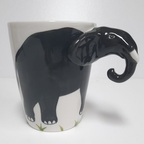Mok 3D met oor als olifant kop en slurf