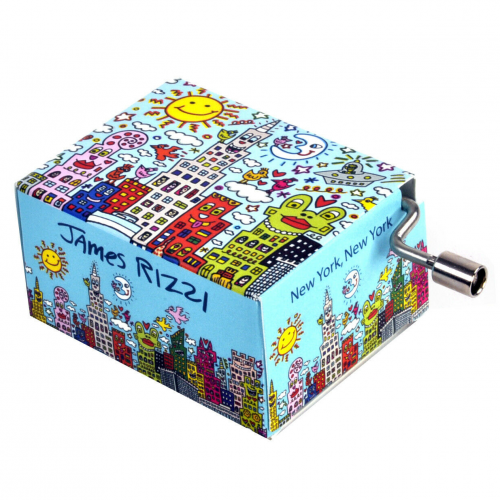 Muziekdoosje New York City met print James Rizzi